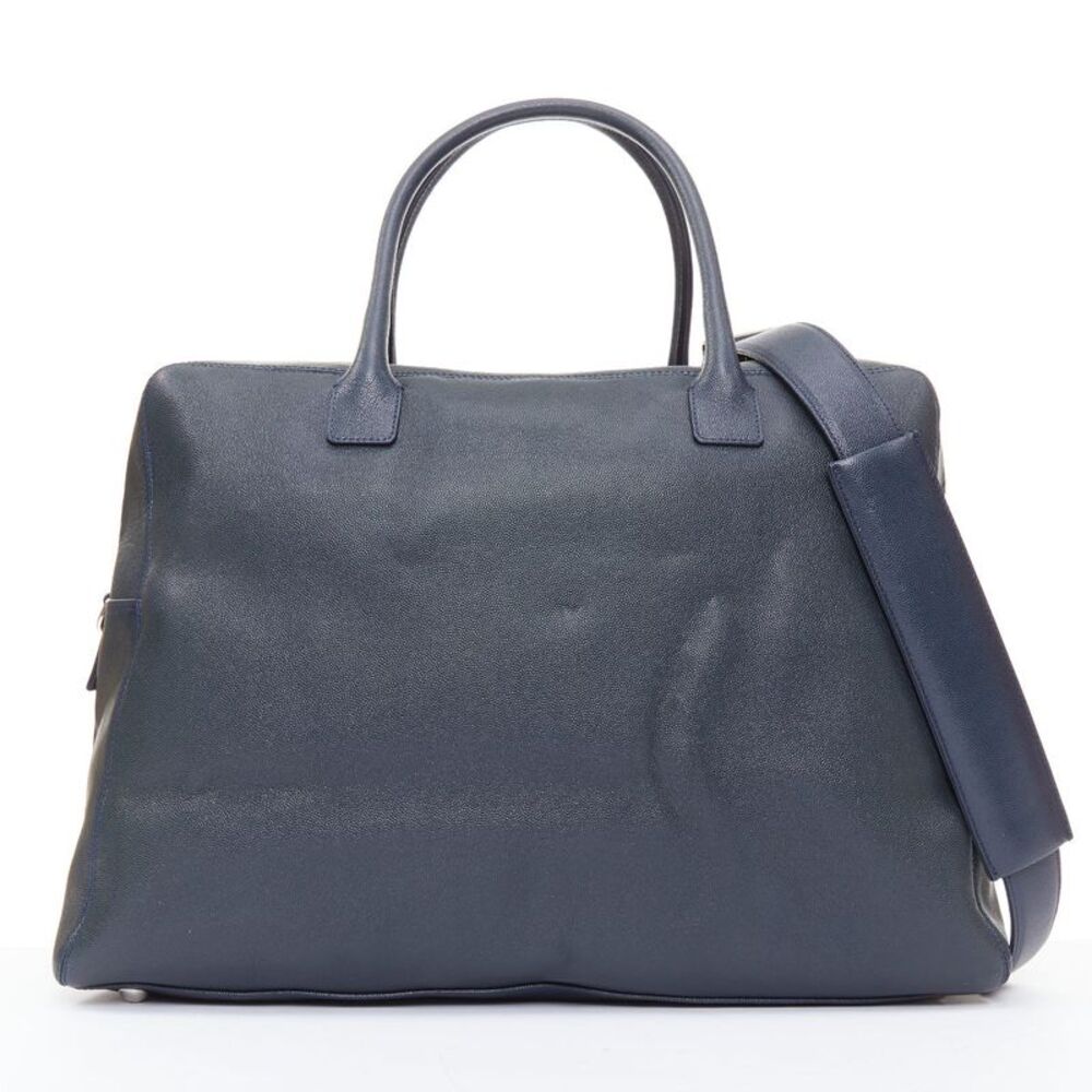 Chanel Executive Bowling black leather travel bag